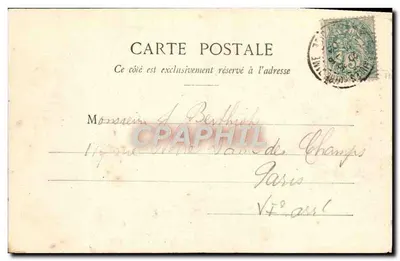 Parque de VERSAILLES - O Bassin de Neptune — Fototipia A. Bergeret et Cie, Nancy — N°8 — Verso