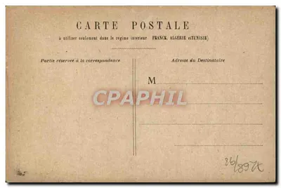 PARIS - Palácio da Legião de Honra — visão arquitetônica — editor não identificado — Verso