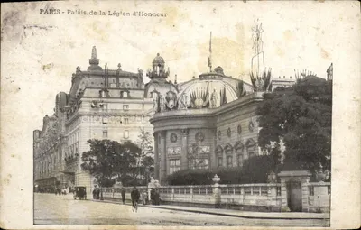 Paris - Palácio da Legião de Honra — editor não visível, número de série não legível