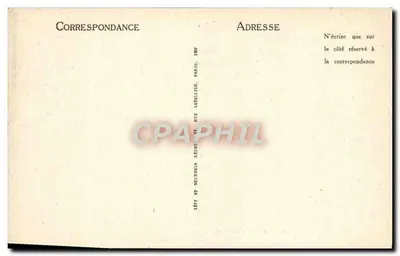 Parigi — Palazzo del Luxembourg — LL — Verso