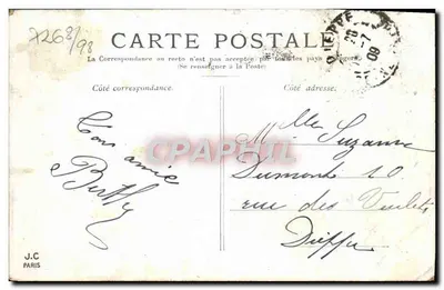 PARIS — Il Giardino del Luxembourg — J.C. Paris — Verso