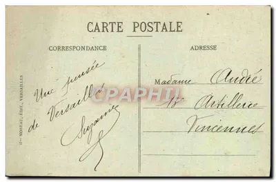 Versailles — Parco del Grand Trianon, Il Pavillon Francese — M.° Moreau, Editore, Versailles — Verso