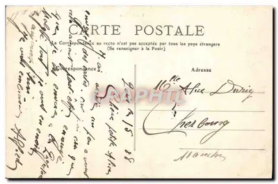 Mały Trianon — Pokój Marie-Antoinette — Versailles — Kolekcja F. Fleury — Rewers