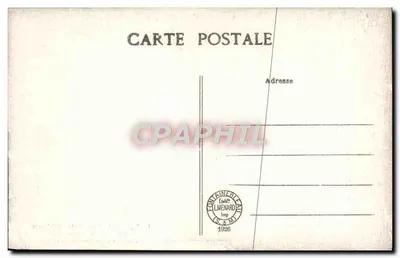 Pałac w Fontainebleau — Małe apartamenty, Pokój sypialny Joséphine — Wydawnictwo Artystyczne L. M. — Rewers