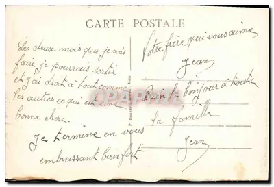 Metz - L'Esplanade — widok mostu i pomnika — wydawca P. Bonnevie, n° 221 — Rewers