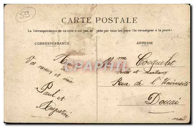 Orchies — Chalet « Le Hennoy » — Maigret Horloger — Verso