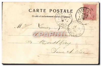 Châlons-sur-Marne — La Cattedrale — G. Durand, fot. edit., Châlons-s/Marne — Verso