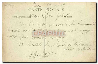 Parigi - La Stazione d'Orsay — Costruita nel 1900, Architetto Laloux — Verso