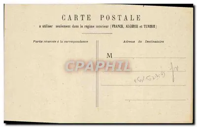 PARIS - Estação de Lyon — vista da torre da hora — editor G. Baudry — Verso