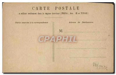 PARIS - Gare de Lyon — vue de la tour de l'horloge, éditeur imprimeur non visible — Achterkant