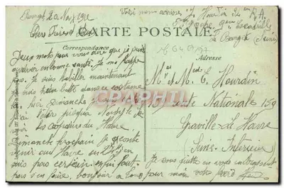 Paris — Gare de l'Est — Editor E. Trocadero, n° 4292 — Verso