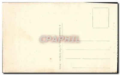 Śmierć św. Geneviève — Murali Panthéonu — J. P. Laurens — Rewers