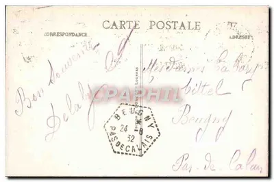Zamek-Fort i rzeka Gave de Pau w Lourdes — Saintes-Pyrénées — wydawca nieodczytelny — Rewers