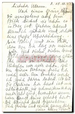 Widok Pragi — numer serii nie widoczny — Rewers