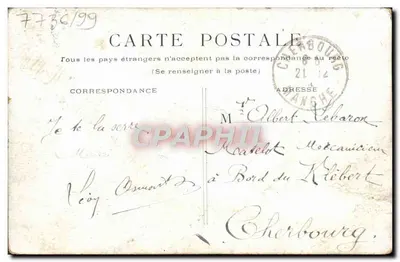 Pavillon couvert de lierre — Jardin de la ville — Éditeur non identifié — Verso