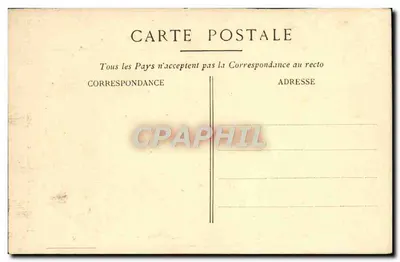 Bertrand du Guesclin y su esposa Tiphaine de Raguenel — ilustración histórica — Ed. J. Bruneau — Reverso