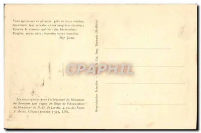 एन.डी. डी लोरेट्ट — बेस-रिलिफ, स्मारक और पिलास्टर के विवरण — पीछे
