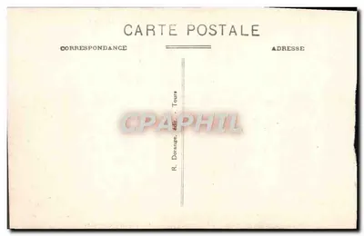 Langeais (Loire-et-Loire) - Il Castello, la Chiesa e il Teatro (lato Est) — Verso