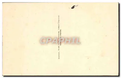 Cartolina d'epoca Lessay L'Chiesa Il Trasversale — Verso