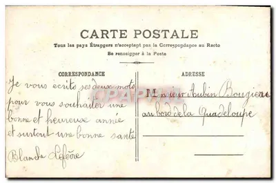 Bonne Année Heureuse — motyw kwiatowy i zdjęcia — nieznany wydawca, nr 86 — Rewers