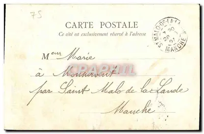 Le Bois de Boulogne en Automne — Mare aux Biches — B.F. PARIS — Verso