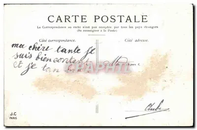 PARIS — Het Jardin du Luxembourg — J.C. Paris — Achterkant