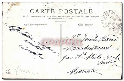 Parigi — Il Giardino del Luxembourg — J.C. Paris — Verso