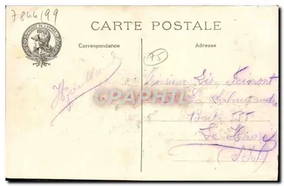 Paryż — Hotel Invalidów, wejście główne — J. H. nr 244 — Rewers