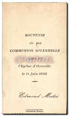 Último jantar de Jesus — Comunhão — Editor desconhecido, n° 30 — Verso