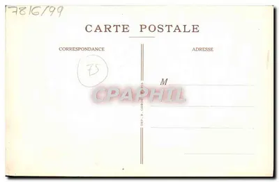 Incêndio das Halles de Iepres — 26 Novembro 1914 — VISÉ PARIS - 2 — Verso