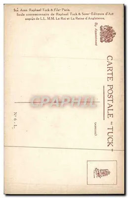 Paris. Das Rathaus — Malerei nach M. Béraud — veröffentlicht von Tuck & Fils — Rückseite