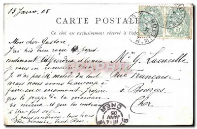 Hôtel de Ville — Parigi — Editore: Le Bon Marché — Verso