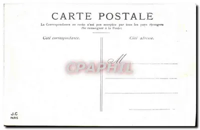 Paris — A Prefeitura — J.C. Paris — Verso