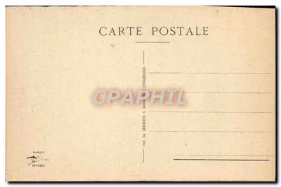 Strasburgo - Un Nido di Cigogne — Editore Ch. Bergeret, n° 602 — Verso