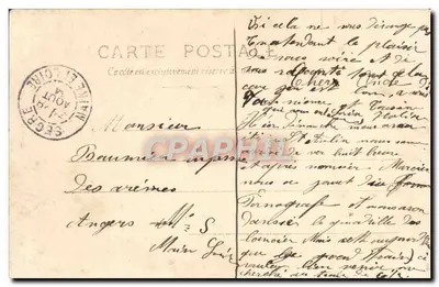 A aula de pintura — H. Manuel — S.P. (Société Parisienne) n° 196/8 — Verso