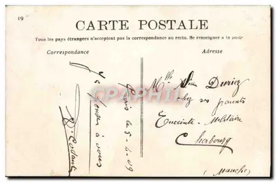 Madame Sans Gêne — cena de salão — editor A&S n°770 — Verso