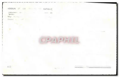Verdun — Pomnik Pamięci Zmarłych — n° 4121 — Rewers