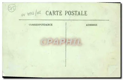 파리의 홍수 (1910년 1월) — 나ativity 광장 — LL — 뒷면
