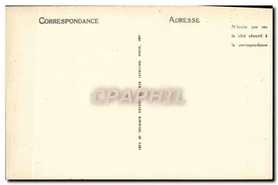 La Conciergerie — Cachot où fut enfermée Marie-Antoinette — Imp. Lévy et Neubrach, Paris — Rewers