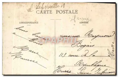Paris - Champs-Élysées - Concert dos Embaixadores — Bilhete postal antigo n°210, editor Postes — Verso