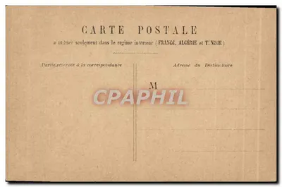 PARIS - De Champs-Élysées — uitzicht op de ingang met zuilen en beelden — uitgever niet geïdentificeerd — Achterkant