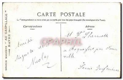 Paris - O Senado e o Jardim do Luxembourg — editor Streach, Paris — Verso