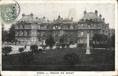 Paris — Palácio do Senado — editor G. Scamp, n° 954