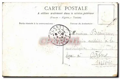 Paris — Palácio do Senado — editor G. Scamp, n° 954 — Verso