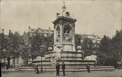 Paris — Fonte Saint-Sulpice — ND Phot