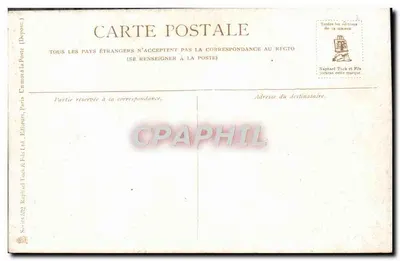 Tramonto sul mare — barche e pescatori — Raphael Tuck & Sons Ltd, Parigi — Verso