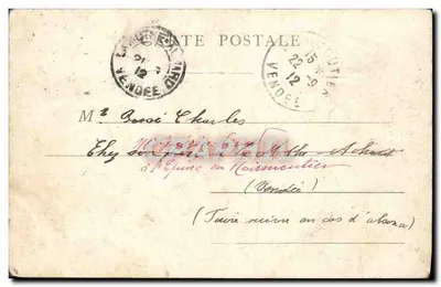 Paris — La Fontaine Carpeaux — éditeur IMPRIMÉ SUR LA CARTE — Verso