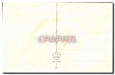 Cavalo de ferro e flores — motivo de felicidade — Série 501 — Verso