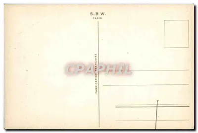Młoda dziewczyna z różami — scenografia zimowa na tle — S.B.W. Paris — Rewers