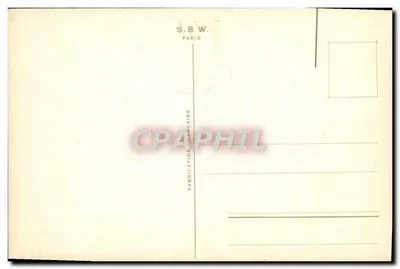 Menina com casaco de pele — Boa Ano — S.B.W. Paris — Verso